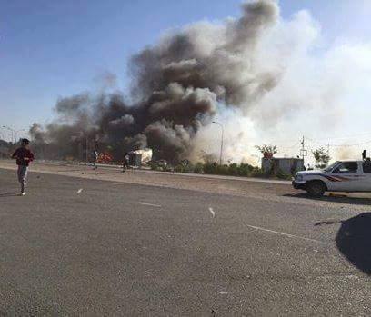 Bomb attack near Hilla, southern Baghdad.